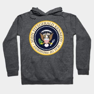 John F Kennedy Presidential Seal (non-official) E PLURIBUS UNUM Hoodie